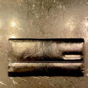 Kenneth Cole black tri-fold wallet